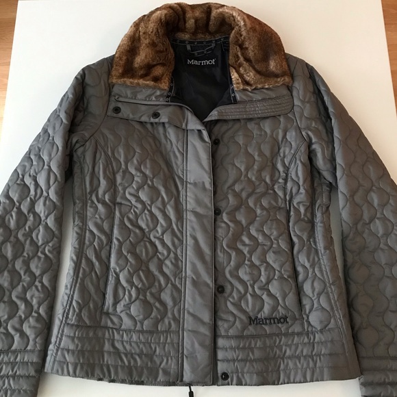 Marmot Jackets & Blazers - Marmot Puffer Jacket with Faux Fur Collar